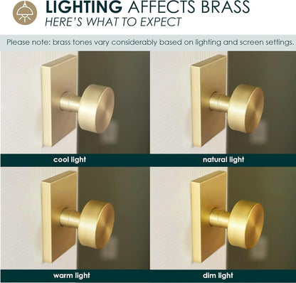 🔥 LAST SALE 50% OFF 🔥Mega Handles Laura Gold Privacy Door Knob