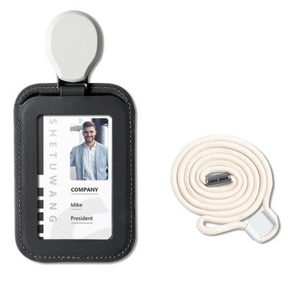 Retractable ID Badge Holder with Lanyard