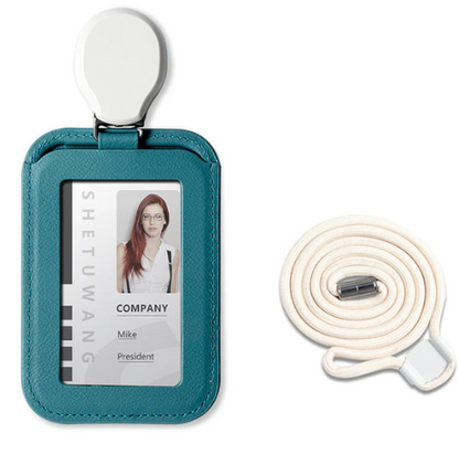Retractable ID Badge Holder with Lanyard