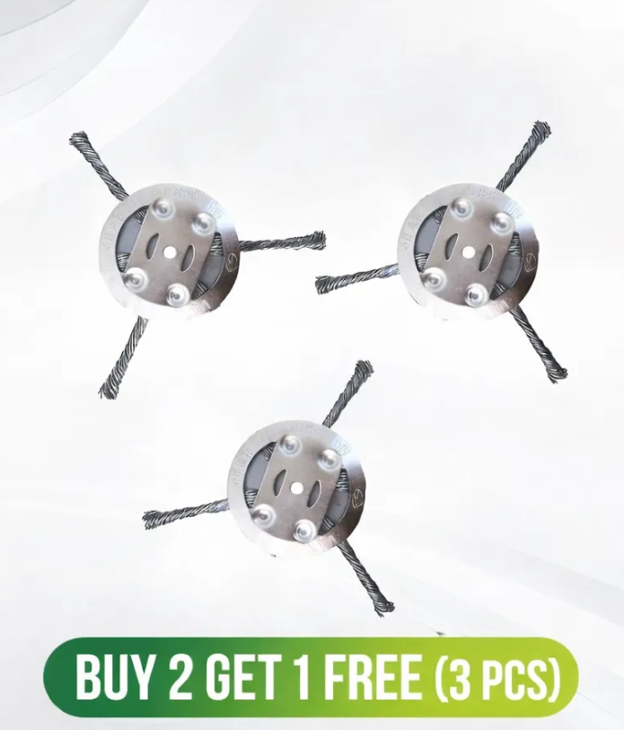 🔥🔥Hot Deal Summer SALE OFF UP TO 50%🔥🔥Universal Steel Wire Wheel Head Grass Trimmer Head