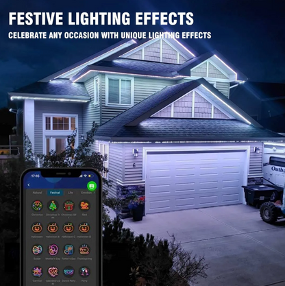 HOT SALE 49%OFF - Smart Rainbow LED Permanent Outdoor Light - Smartlight 🎁