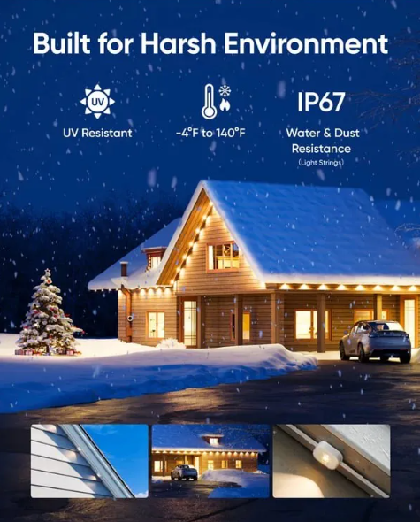 HOT SALE 49%OFF - Smart Rainbow LED Permanent Outdoor Light - Smartlight 🎁