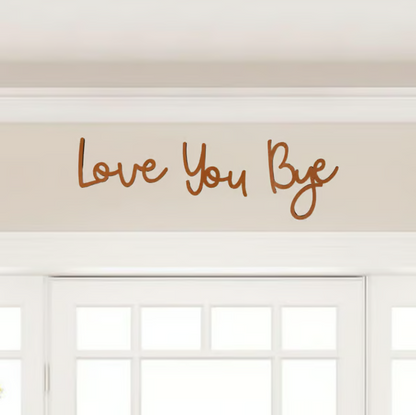 Wooden Wall Hanging Sign Decoration - No Wall Damage