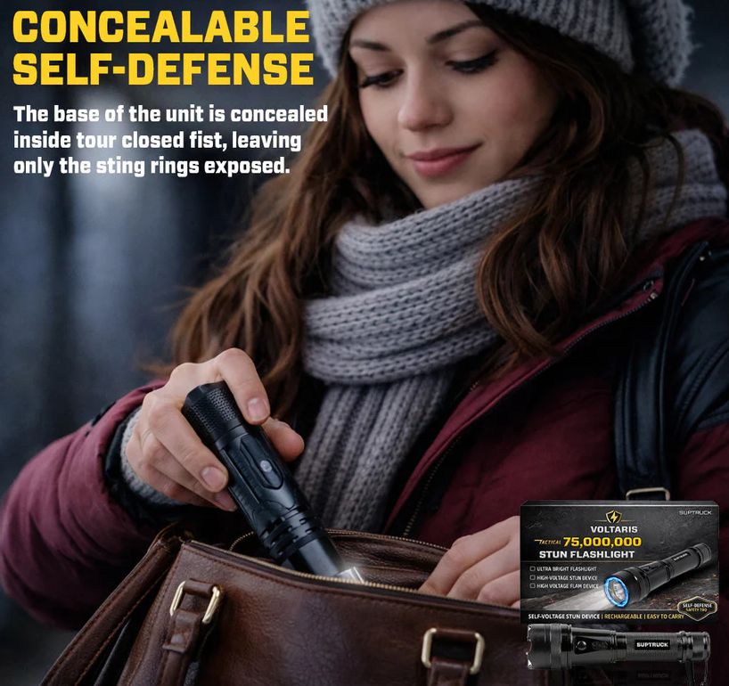 💥 2026 Flash Sale 75% OFF ️🔦 Blossdale Voltaris 75M Stun Flashlight⚡