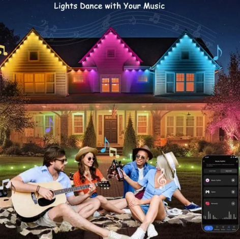 HOT SALE 49%OFF - Smart Rainbow LED Permanent Outdoor Light - Smartlight 🎁