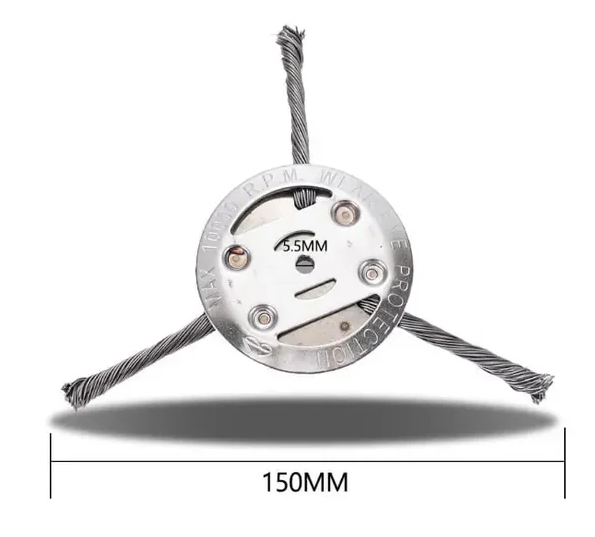 🔥🔥Hot Deal Summer SALE OFF UP TO 50%🔥🔥Universal Steel Wire Wheel Head Grass Trimmer Head