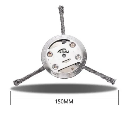 🔥🔥Hot Deal Summer SALE OFF UP TO 50%🔥🔥Universal Steel Wire Wheel Head Grass Trimmer Head