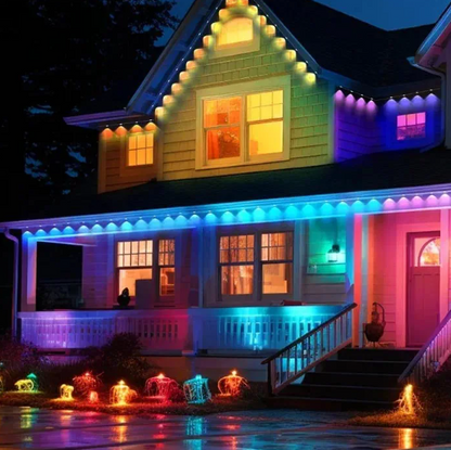 HOT SALE 49%OFF - Smart Rainbow LED Permanent Outdoor Light - Smartlight 🎁
