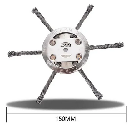 🔥🔥Hot Deal Summer SALE OFF UP TO 50%🔥🔥Universal Steel Wire Wheel Head Grass Trimmer Head
