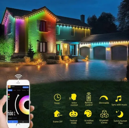 HOT SALE 49%OFF - Smart Rainbow LED Permanent Outdoor Light - Smartlight 🎁