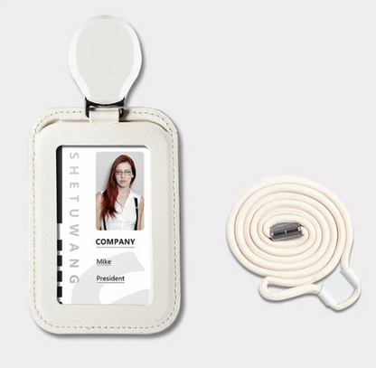 Retractable ID Badge Holder with Lanyard